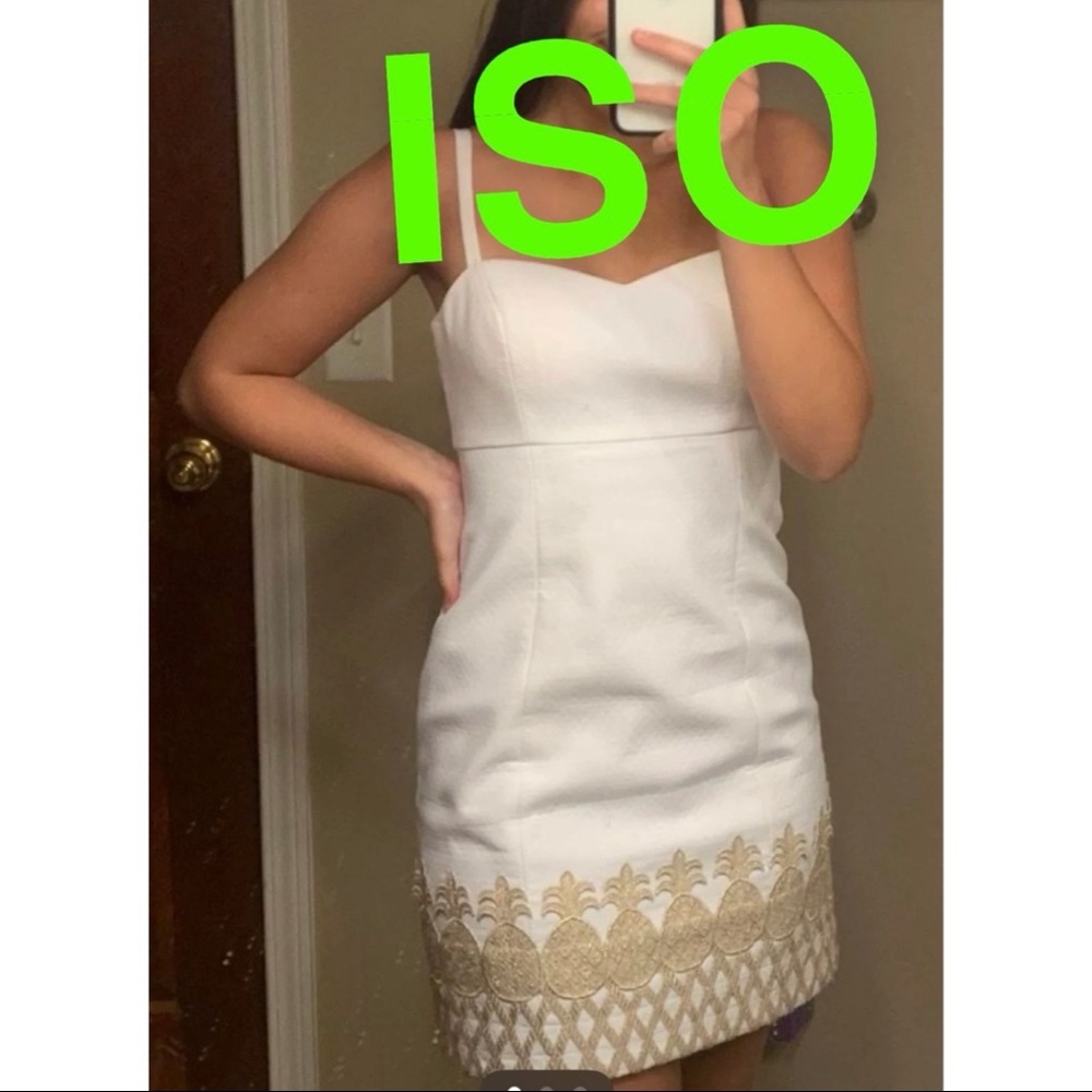 ISO - White Pineapple Lilly Pulitzer Dress SIZE 2